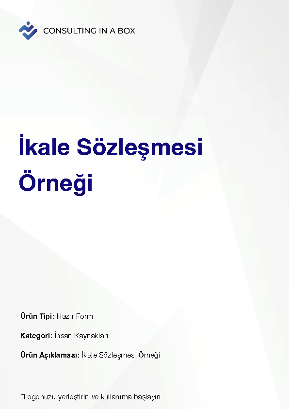 İkale Sözleşmesi Örneği