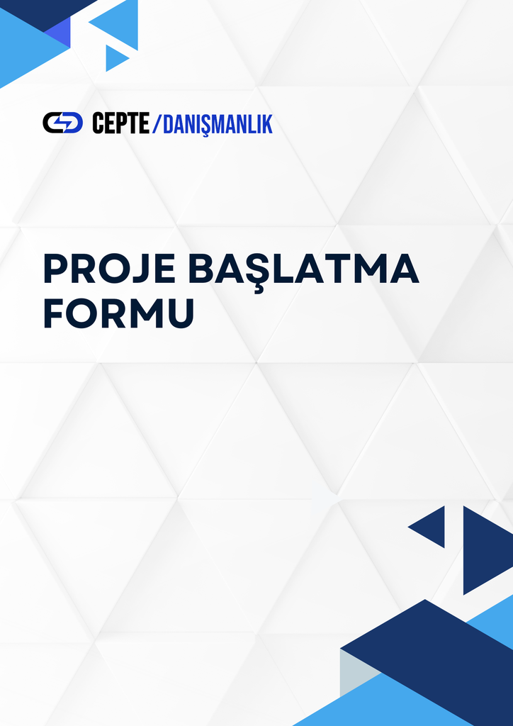 Proje Başlatma Formu